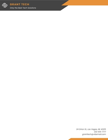 Free Simple Technology letterhead template to Edit Online