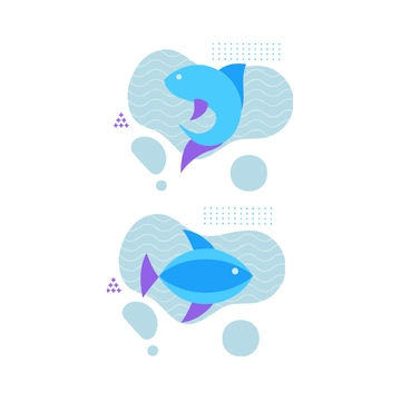 Free Abstract Fish Clipart Template to Edit Online