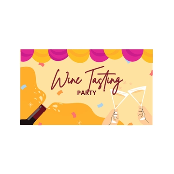 Free Party Banner Vector Template to Edit Online
