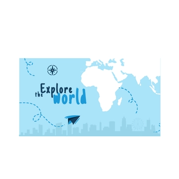 Free Travel Banner Vector Template to Edit Online