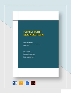 Partnership Business Plan Template
