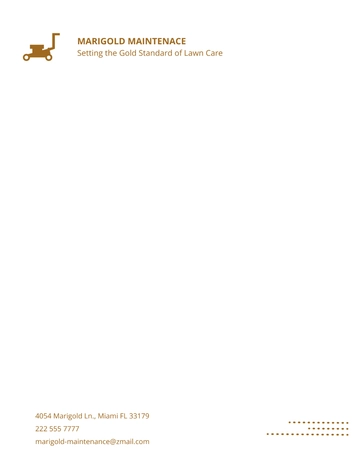 Free Lawn Maintenance Letterhead Template to Edit Online
