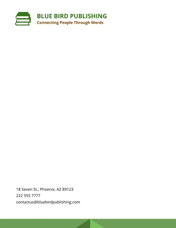 Free Formal Corporate Letterhead Template to Edit Online