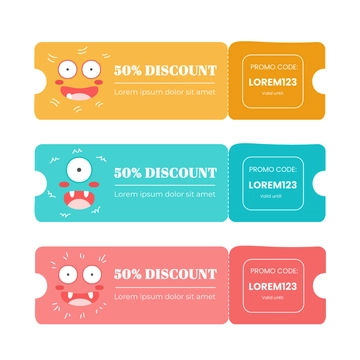 Free Cute Coupon Clipart Template to Edit Online