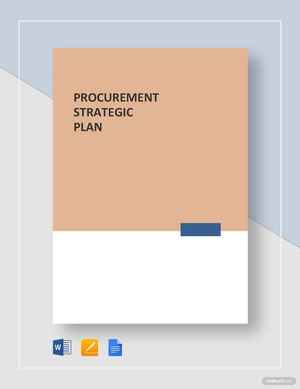 Procurement Strategic Plan Template