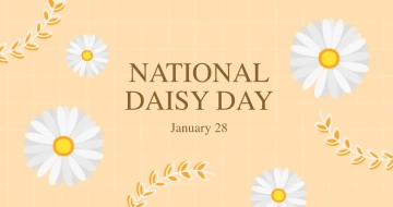Free National Daisy Day Facebook Post Template to Edit Online