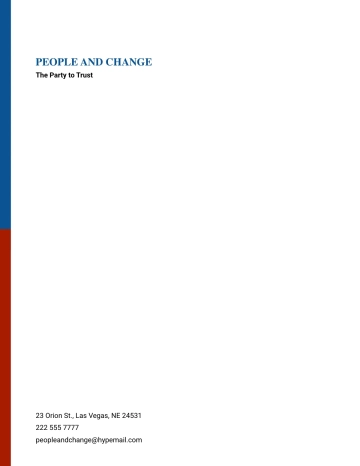 Free Political Letterhead Template to Edit Online Free Political Letterhead Template to Edit Online