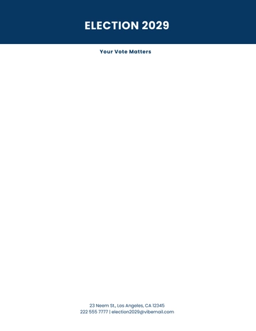 Free Election Letterhead Template to Edit Online Free Election Letterhead Template to Edit Online