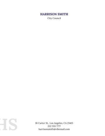 Free Political Candidate Letterhead Template to Edit Online Free Political Candidate Letterhead Template to Edit Online