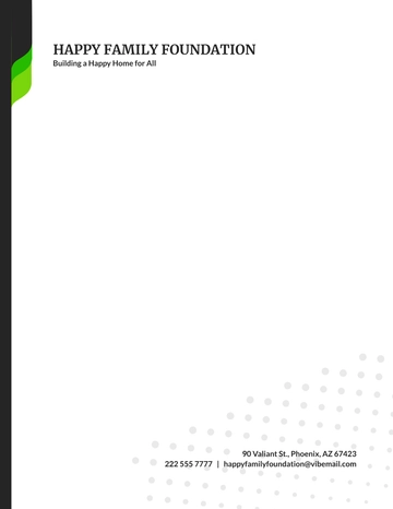 Free Non Profit Association Letterhead Template to Edit Online