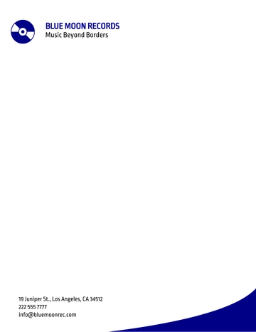Free Formal Company Letterhead Template to Edit Online