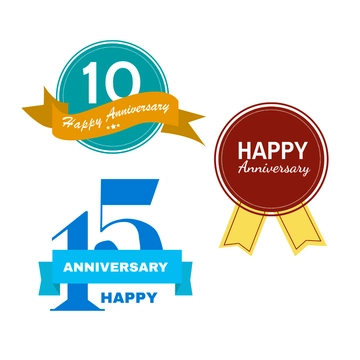Free Anniversary Label Clipart Template to Edit Online