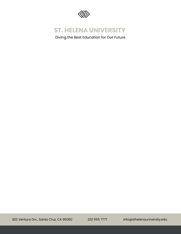 Free University Graduation Letterhead Template to Edit Online