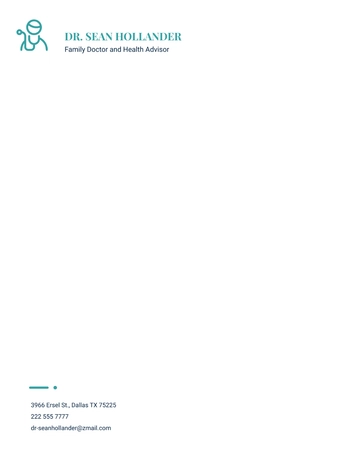 Free Family Doctor Letterhead Template to Edit Online