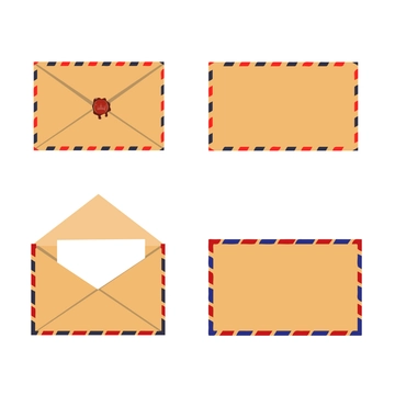 Free Vintage Envelope Clipart Template to Edit Online