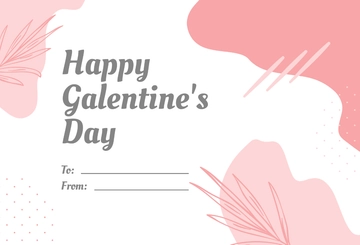 Free Happy Galentine's Day Card Template to Edit Online