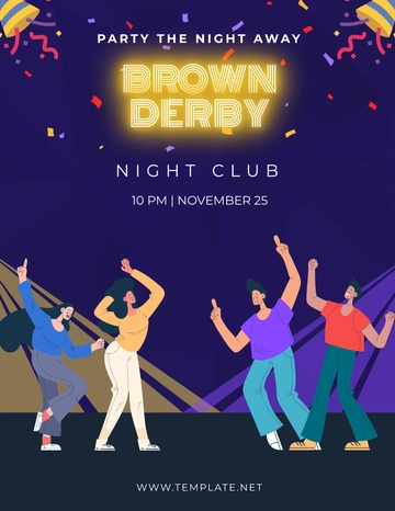 Free Night Club Flyer Template to Edit Online