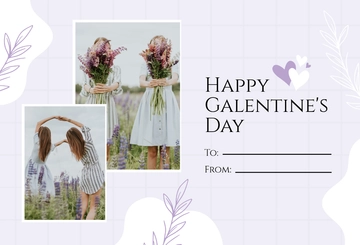 Free Photo Galentine's Day Card Template to Edit Online