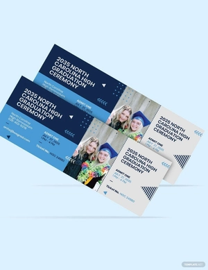Graduation Party Ticket Template
