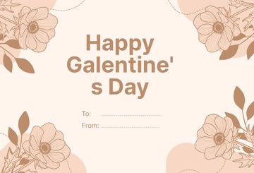 Free Galentine's Day Greeting Card Template to Edit Online