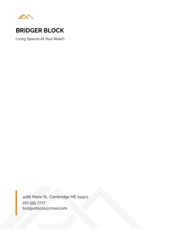 Free Apartment Living Letterhead Template to Edit Online