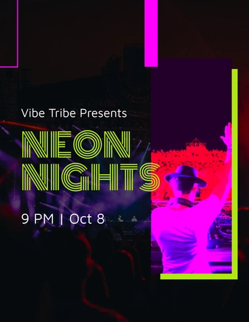 Free Club DJ Flyer Template to Edit Online