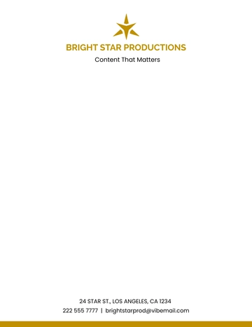 Free Sample Employment Letterhead Template to Edit Online