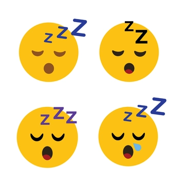 Free Sleepy Emoji Clipart Template to Edit Online