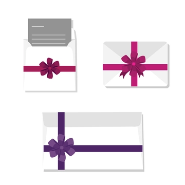 Free Ribbon Envelope Clipart Template to Edit Online