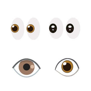 Free Eyes Emoji Clipart Template to Edit Online
