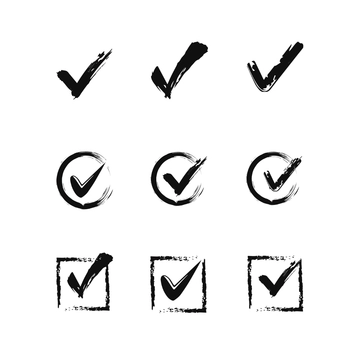 Free Grunge Check Mark Clipart Template to Edit Online