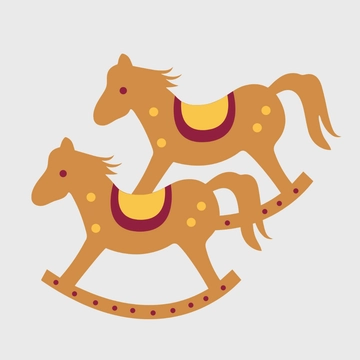 Free Rocking Horse Clipart Template to Edit Online