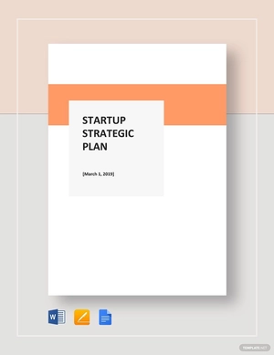 Startup Strategic Plan Template