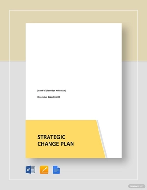 Strategic Change Plan Template Strategic Change Plan Template
