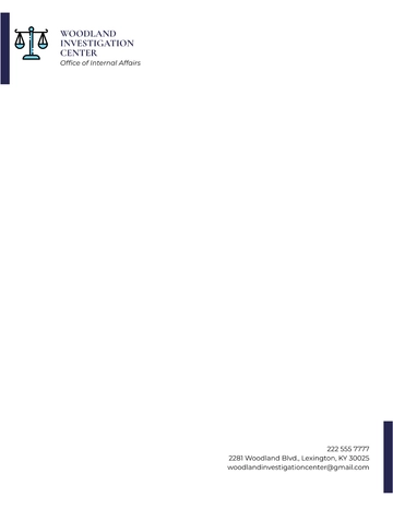 Free Law Office Letterhead Template to Edit Online
