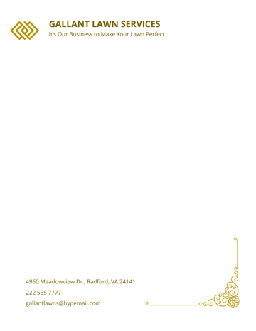 Free Elegant Letterhead Template to Edit Online