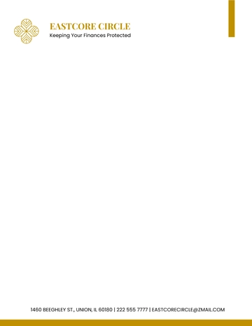 Free Elegant Corporate Letterhead Template to Edit Online