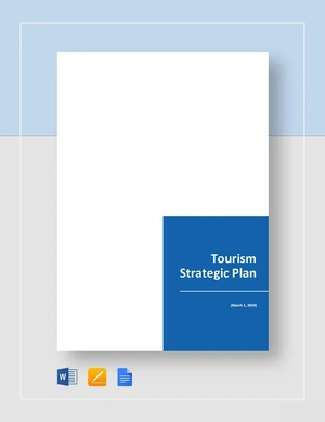 Tourism Strategic Plan Template Tourism Strategic Plan Template