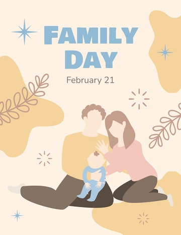Free Family Day Flyer Template to Edit Online