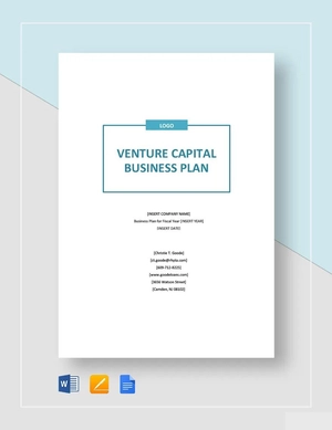 Venture Capital Business Plan Template