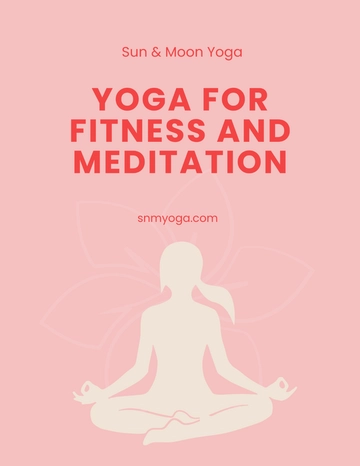 Free Yoga Advertisement Flyer Template to Edit Online