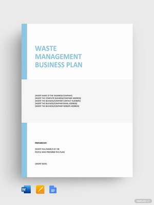 Waste Management Business Plan Template