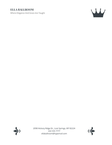 Free Elegant Business Letterhead Template to Edit Online