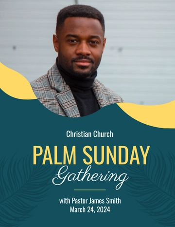 Free Palm Sunday Celebration Flyer Template to Edit Online Free Palm Sunday Celebration Flyer Template to Edit Online