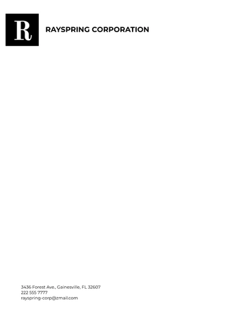 Free Corporate Office Letterhead Template to Edit Online