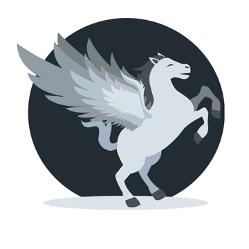 Free Flying Horse Clipart Template to Edit Online