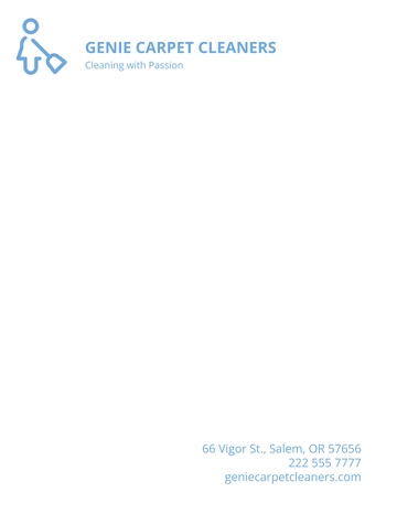 Free Carpet Cleaners Letterhead Template to Edit Online