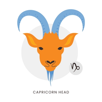 Free Capricorn Head Clipart Template to Edit Online