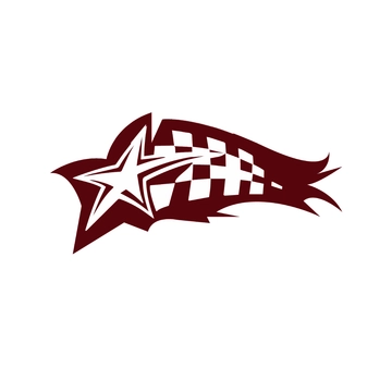 Free Checkered Flag Star Clipart Template to Edit Online