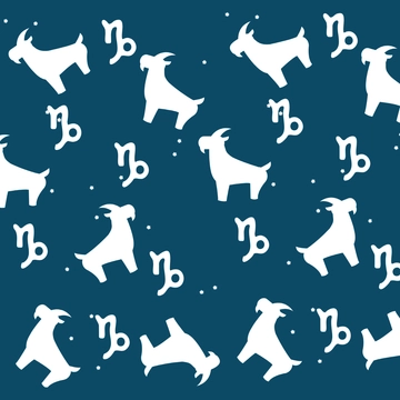 Free Capricorn Seamless Clipart Template to Edit Online